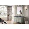 James Martin Vanities Brittany 48in Single Vanity, Sage Green w/ 3 CM Charcoal Soapstone Quartz Top 650-V48-SGR-3CSP